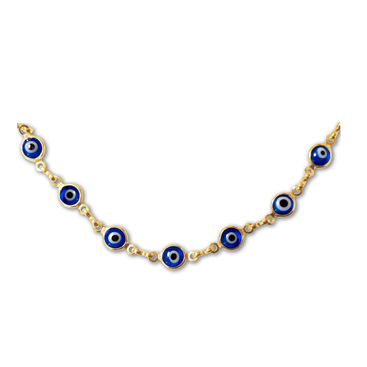 COGGIOLA - Collar Ojo Turco Enchapado Oro 18K