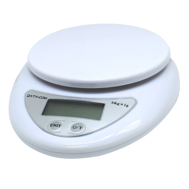 DATACOM - Pesa Hasta 5 Kilos Blanco Datacom Pronobel