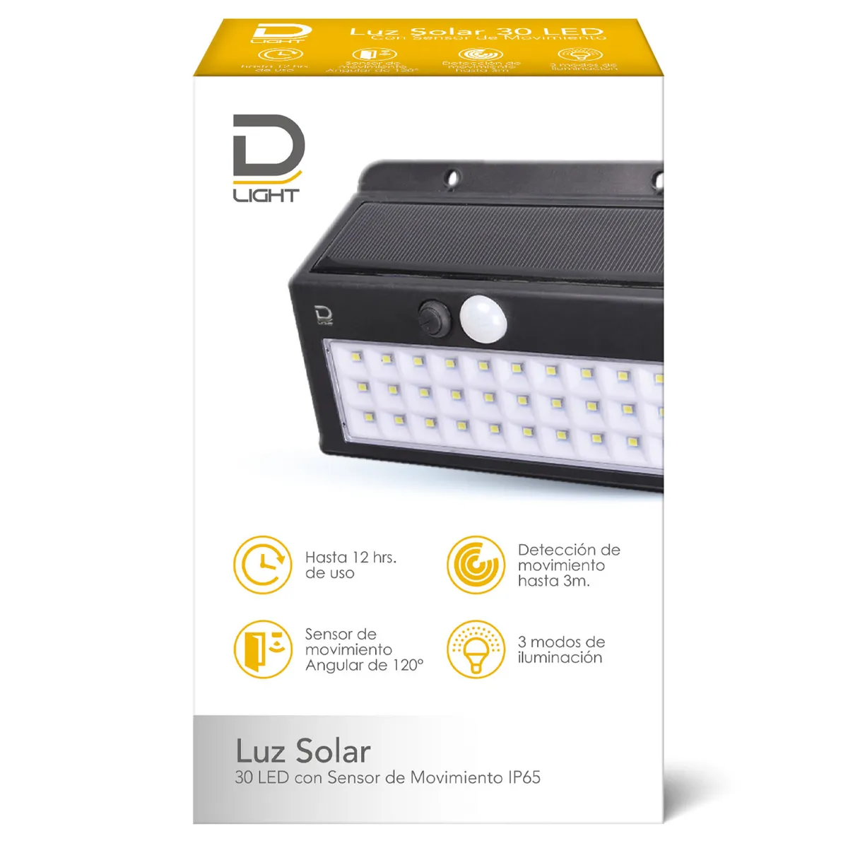 DATACOM - Luz Solar 30 Leds Datacom Pronobel