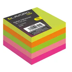 FULTONS - Nota Adhesiva 654 76x76 mm. 100 Unidades 5 Col. Neón Lavoro