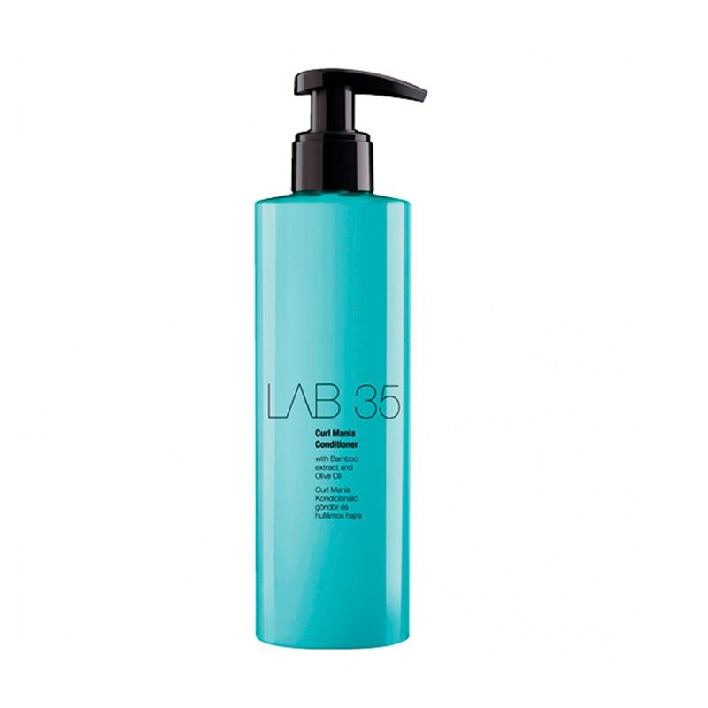 GENERICO - LAB 35- Acondicionador revitalizante e hidratante para cabellos rizados y ondulado con bamboo y extracto de aceite de oliva 250 ml