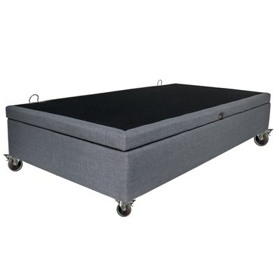 Imagen 2 del producto Base de Cama Baúl 1.5 Plaza largo190 cm con Rueda Pyton