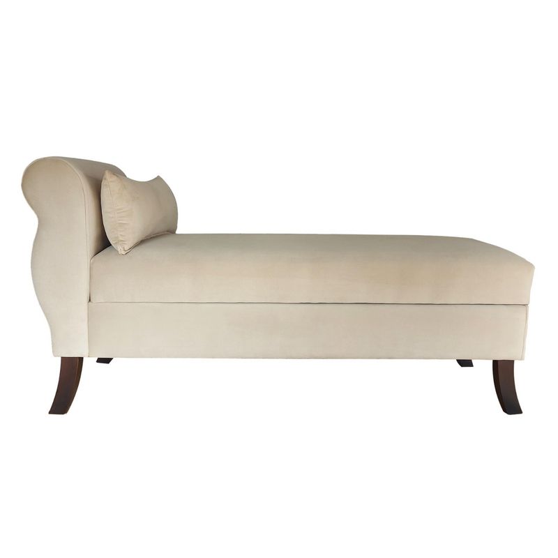 GENERICO - Banqueta Baúl New Diva Color Beige
