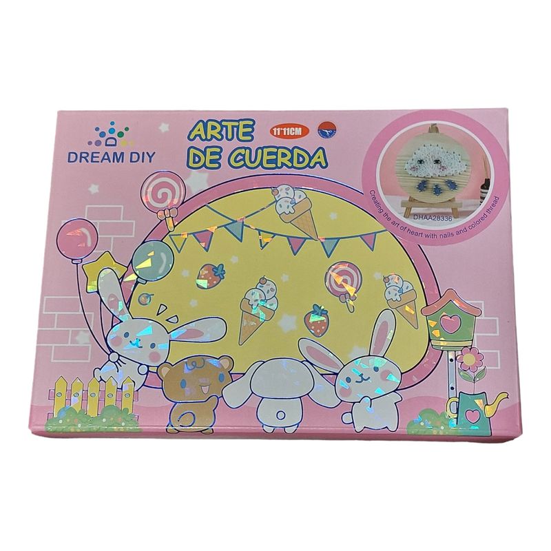 GENERICO - Set Manualidades Arte Con Cuerdas Hilorama 11cm nube