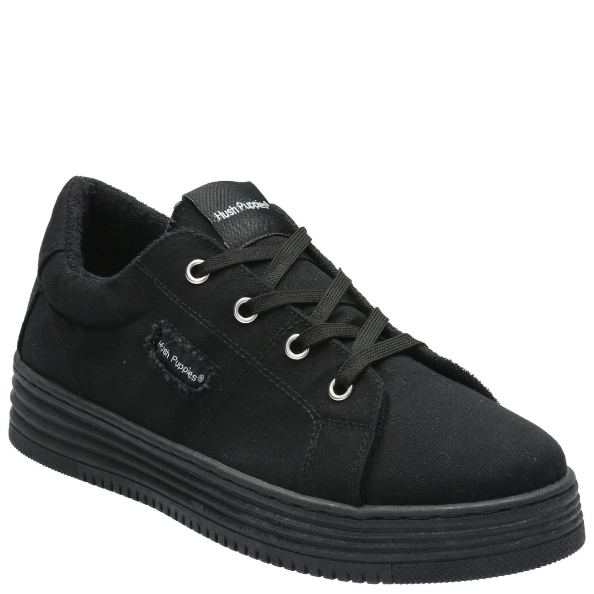 HUSH PUPPIES - Zapatilla Mujer Ollie Negro HUSH PUPPIES