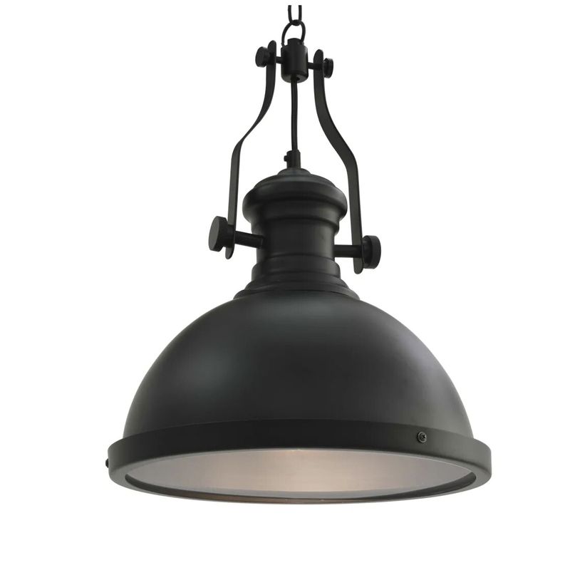 HB LEDS - Lámpara Colgante E-27 Con Difusor Elegante Incluye Ampolleta Fría