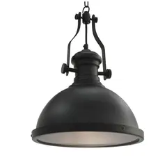 HB LEDS - Lámpara Colgante E-27 Con Difusor Elegante Incluye Ampolleta Cálida