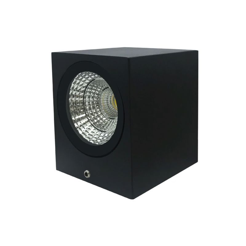 HB LEDS - Apliqué Simple Porta GU-10 Cuadrado Kapelle Incluye Ampolleta Cálida
