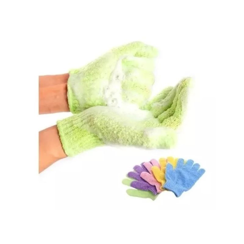 GENERICO - 10 Guantes Exfoliante Para Ducha Baño Limpieza Desinfección