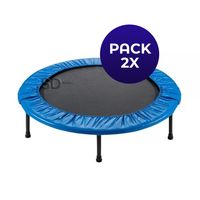 Pack 2x Trampolín plegable 100 cm portátil…