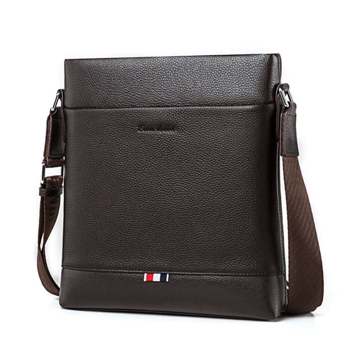 GENERICO - Bolso Bandolera cuero genuino lujo Bison Denim mod Mates