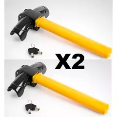 OFERTABKN - Pack 2 Traba Volante Candado Antirrobo + Llave Seguridad