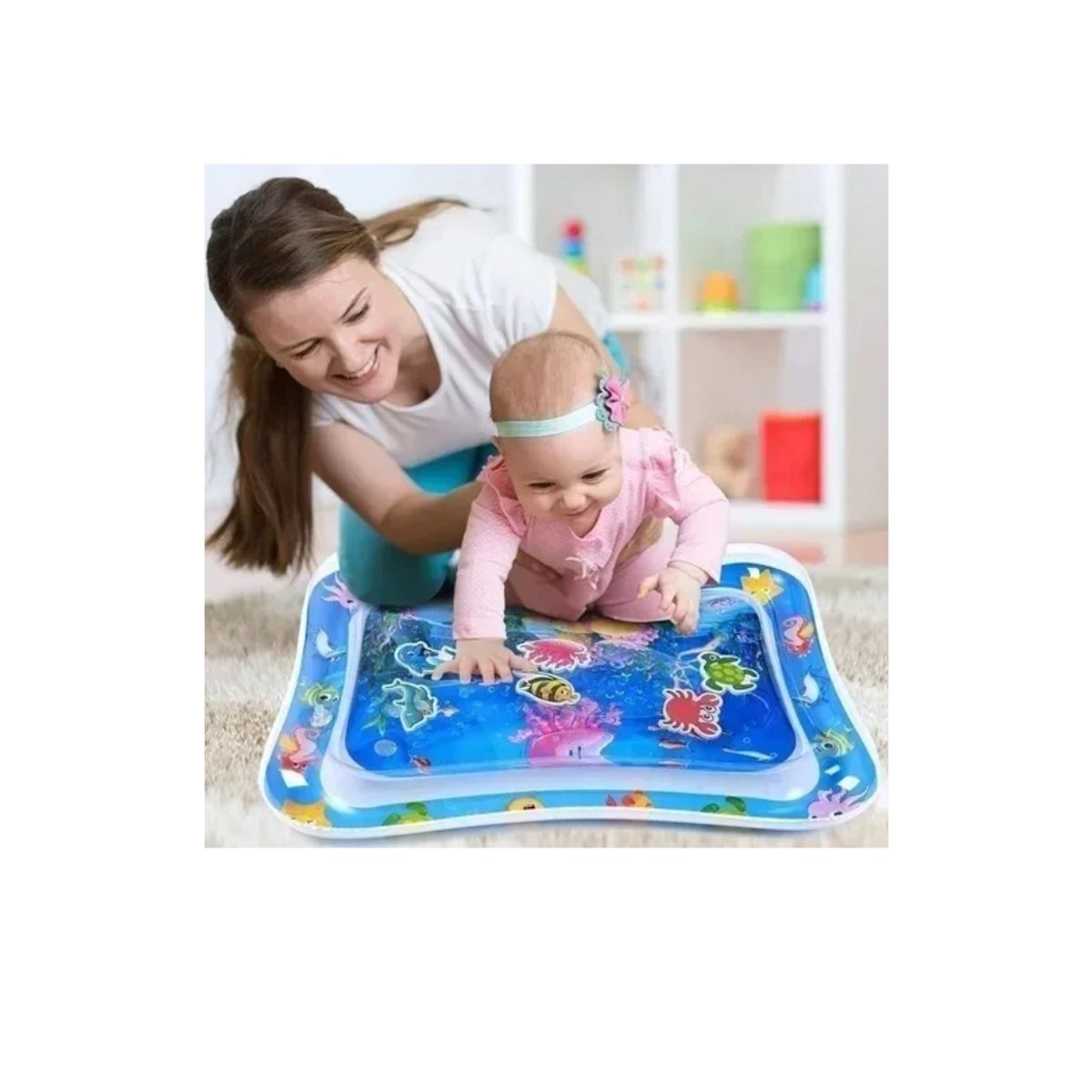 OEM - ALFOMBRA SENSORIAL PISCINA PARA ESTIMULACIÓN MONTESSORI AZUL
