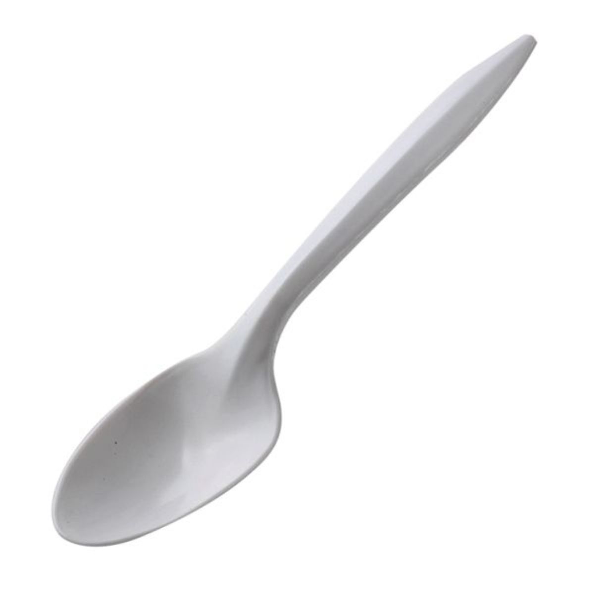 GENERICO - Cuchara Plastica Desechable Blanca 100 unidades / Insumitus