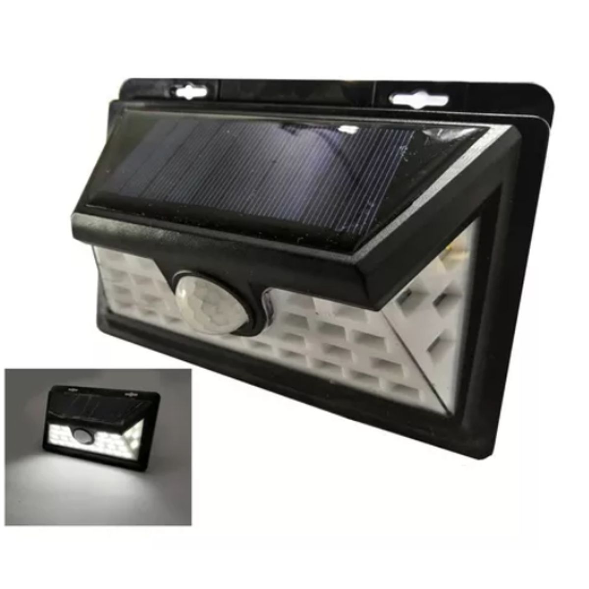OFERTABKN - PackX3 Focos Solar 30 Led Exterior 6w Sensor De Movimiento 800lm
