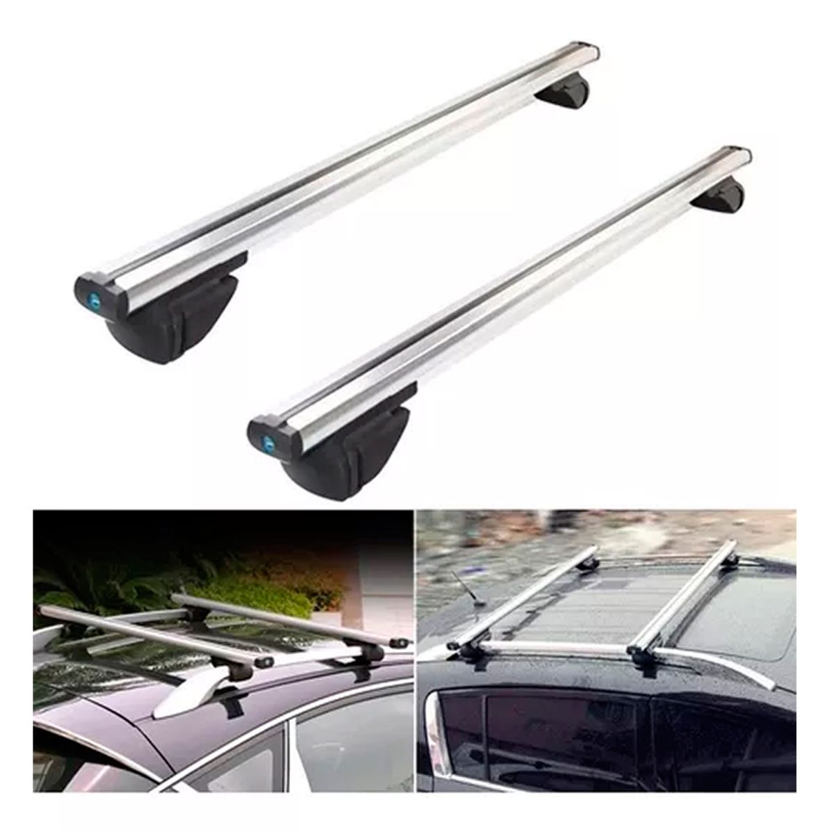 OFERTABKN - Barras Portaequipaje Transversal Parrilla Auto Universal