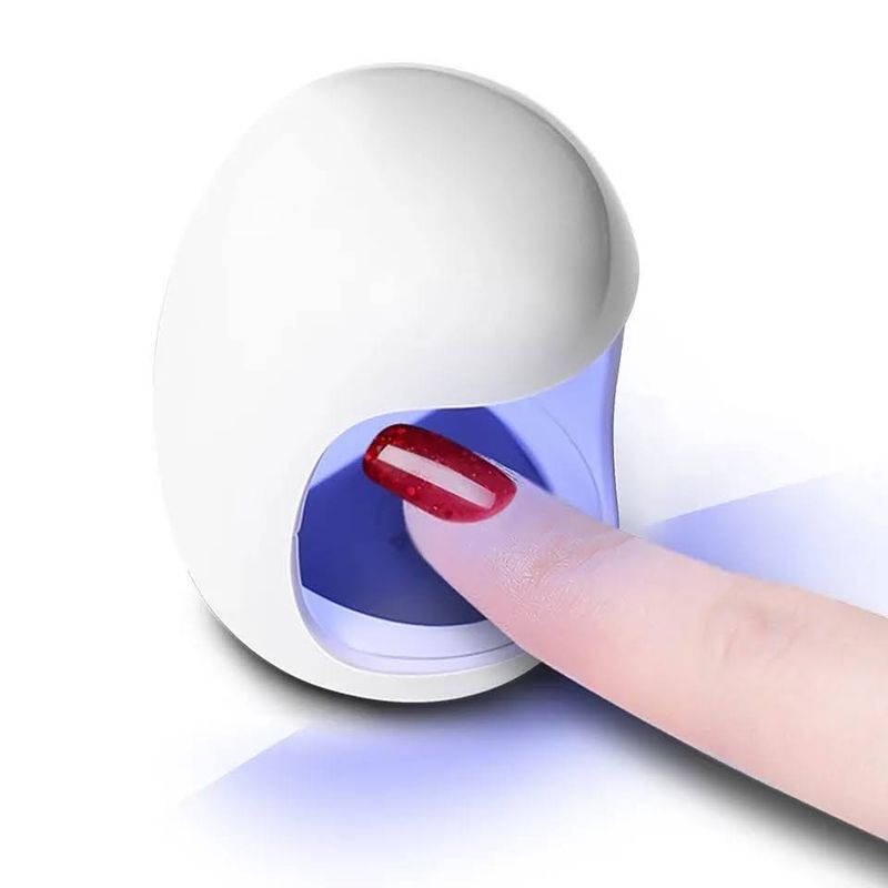 GENERICO - Mini Lampara Uv Manicure Led Uñas USB Soft Gel 16W Secador