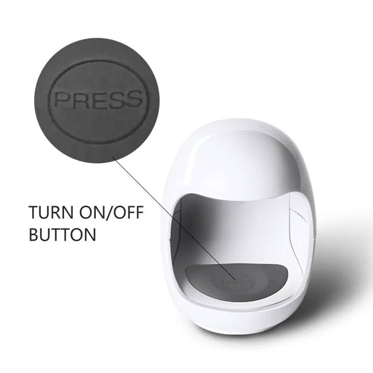 GENERICO - Mini Lampara Uv Manicure Led Uñas USB Soft Gel 16W Secador