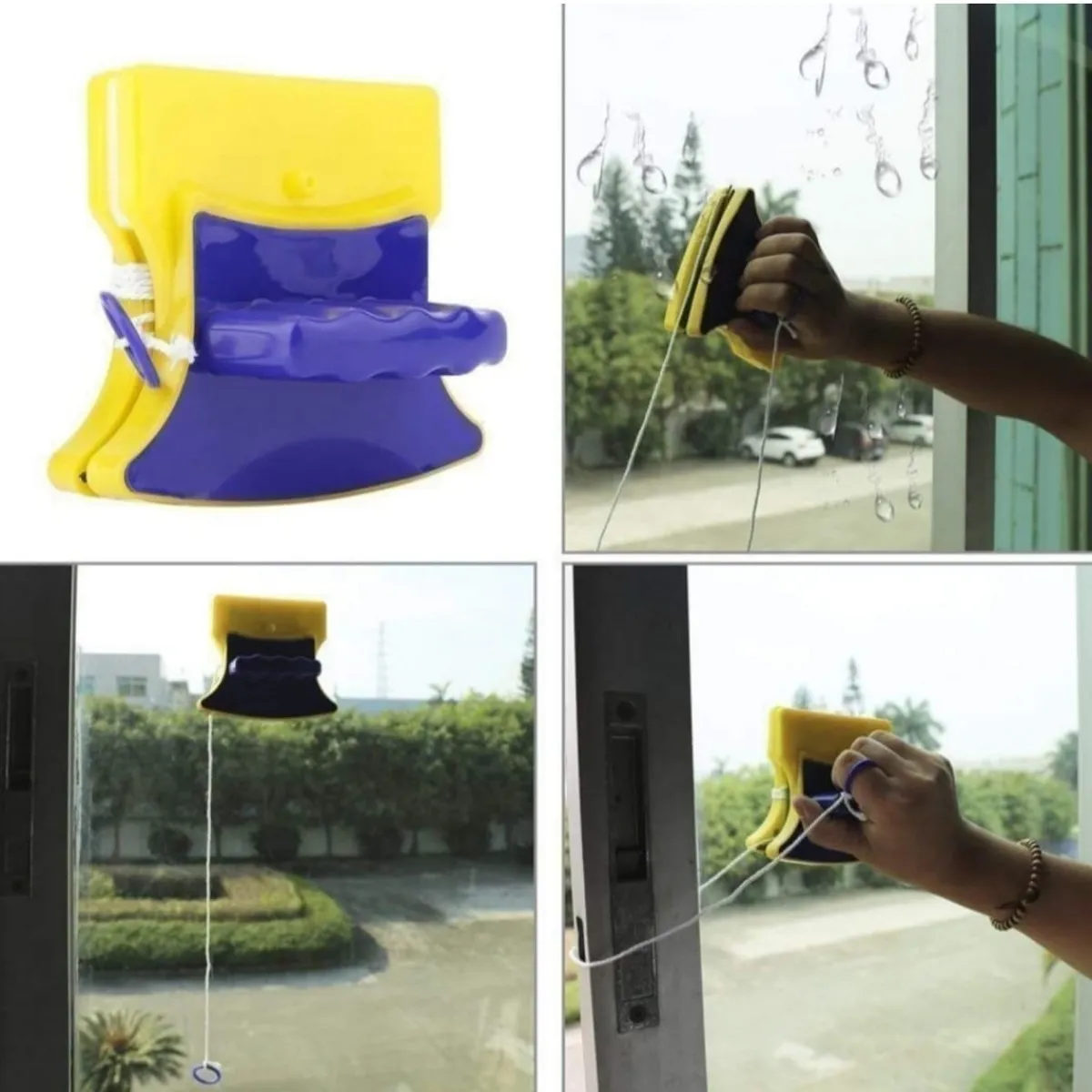 GENERICO - Limpiador de vidrios magnetico