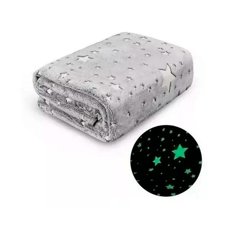 GENERICO - Manta Magica Brillante De Polar 1.5 Plaza Para Niños