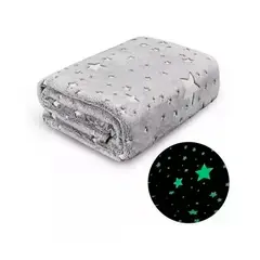 GENERICO - Manta Magica Brillante De Polar 1.5 Plaza Para Niños