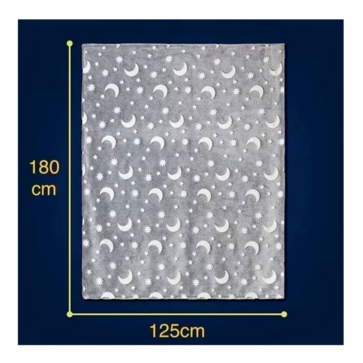 GENERICO - Manta Magica Brillante De Polar 1.5 Plaza Para Niños