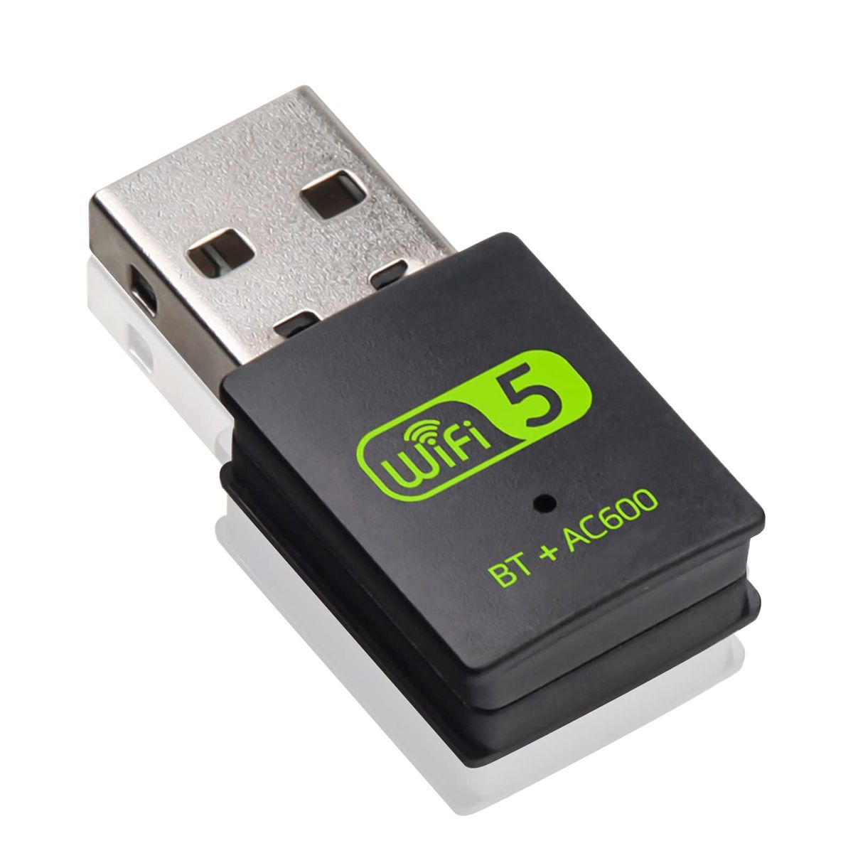 EVERSO - Adaptador Wifi Usb Ac Doble Banda Dual 600Mbps 2.4G Y 5 Ghz + Rapido