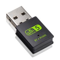 Adaptador Wifi Usb Ac Doble Banda Dual 600Mbps 2.4G Y 5 Ghz + Rapido