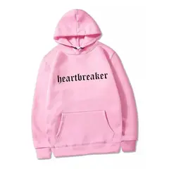 ROLY - Poleron Rosa Moda Unisex Tendencia Heartbreaker