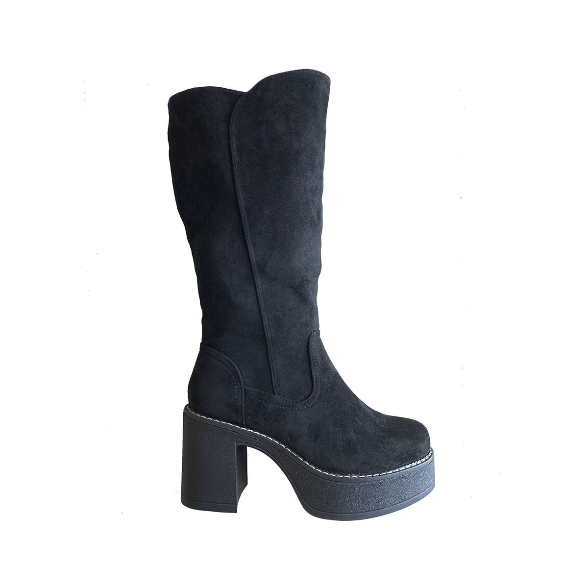 HTL - Botas Dama Semi Gamuza con Taco