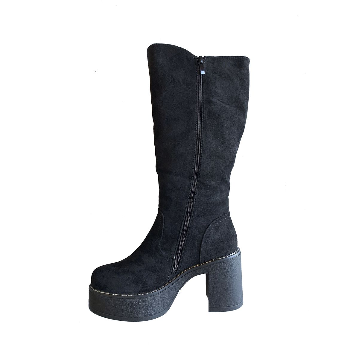 HTL - Botas Dama Semi Gamuza con Taco