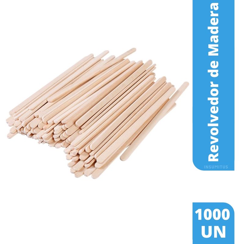 GENERICO - Revolvedores de Café de Madera 14cm x 1000 unidades