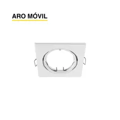 DEMASLED - Aro Empotrable Móvil 18cm Corte 137cm Porta Gu10 No incluye Zócalo