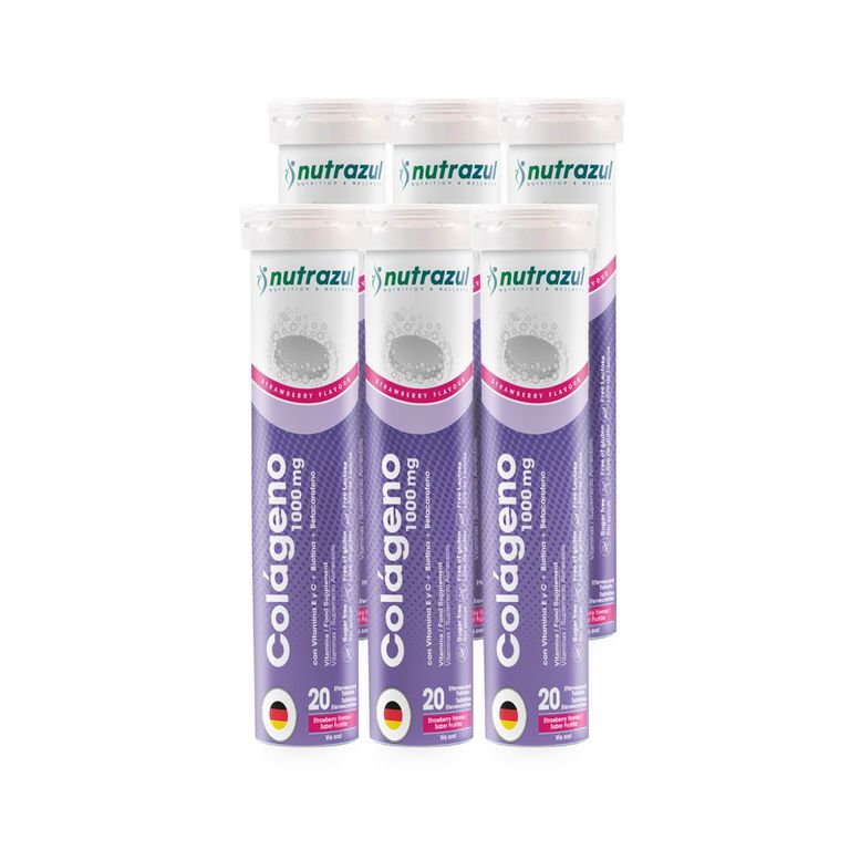 Colageno Marino Hidrolizado 1000 mg - Pack 6 unidades.