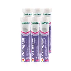 NUTRAZUL - Colágeno Marino Hidrolizado 1000 mg - Pack 6 unidades.