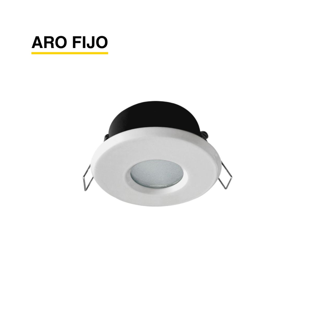 DEMASLED - Aro Empotrable Fijo 84cm Corte 7cm Porta Gu10 No incluye Zócalo