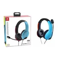 PDP - Auricular Para Switch Lvl40 Ccable Azulrojo - Sniper
