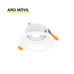 DEMASLED - Aro Móvil Empotrado Dicroica Porta Gu10 No Incluye Zócalo