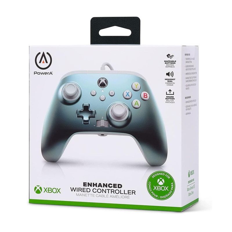 POWERA - Control PowerA Enhanced Wired Metallic Ice - Xbox sx
