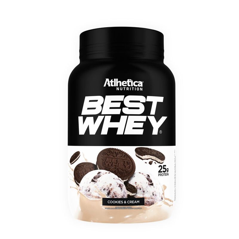 ATLHETICA NUTRITION - PROTEINA BEST WHEY - 2 LIBRAS - COOKIES & CREAM - ATLHETICA NUTRITION