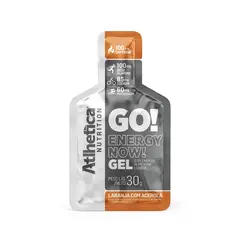 ATLHETICA NUTRITION - CAJA GEL ENERGIZANTE GO! - 10 UN - NARANJA