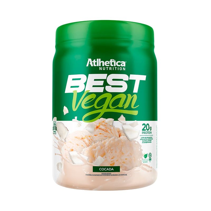 ATLHETICA NUTRITION - PROTEÍNA VEGANA BEST VEGAN - 1.1 LBS - COCADA