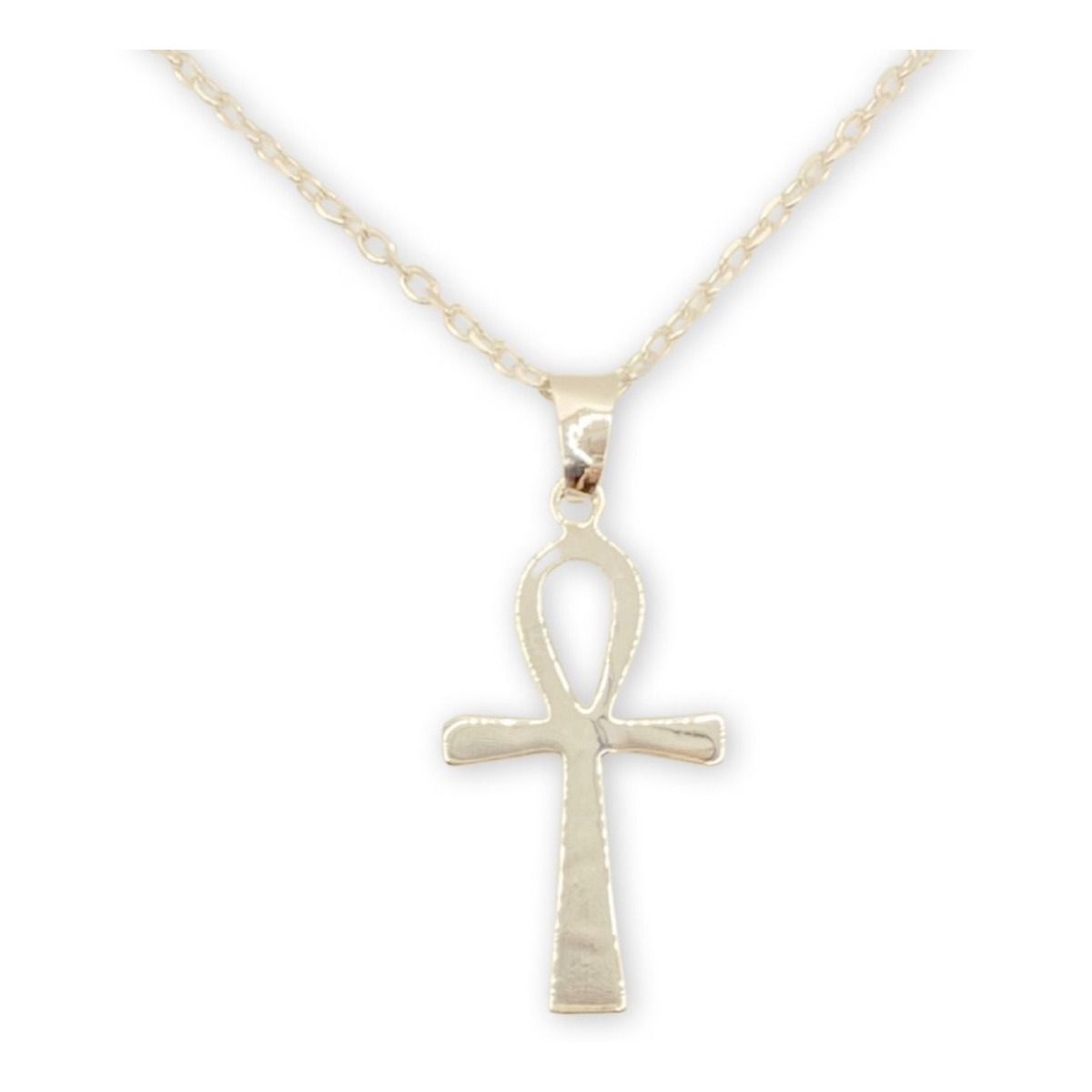 GENERICO - Collar Cruz Egipcia De Ankh Protección Plata 925 Cadena 50cm…