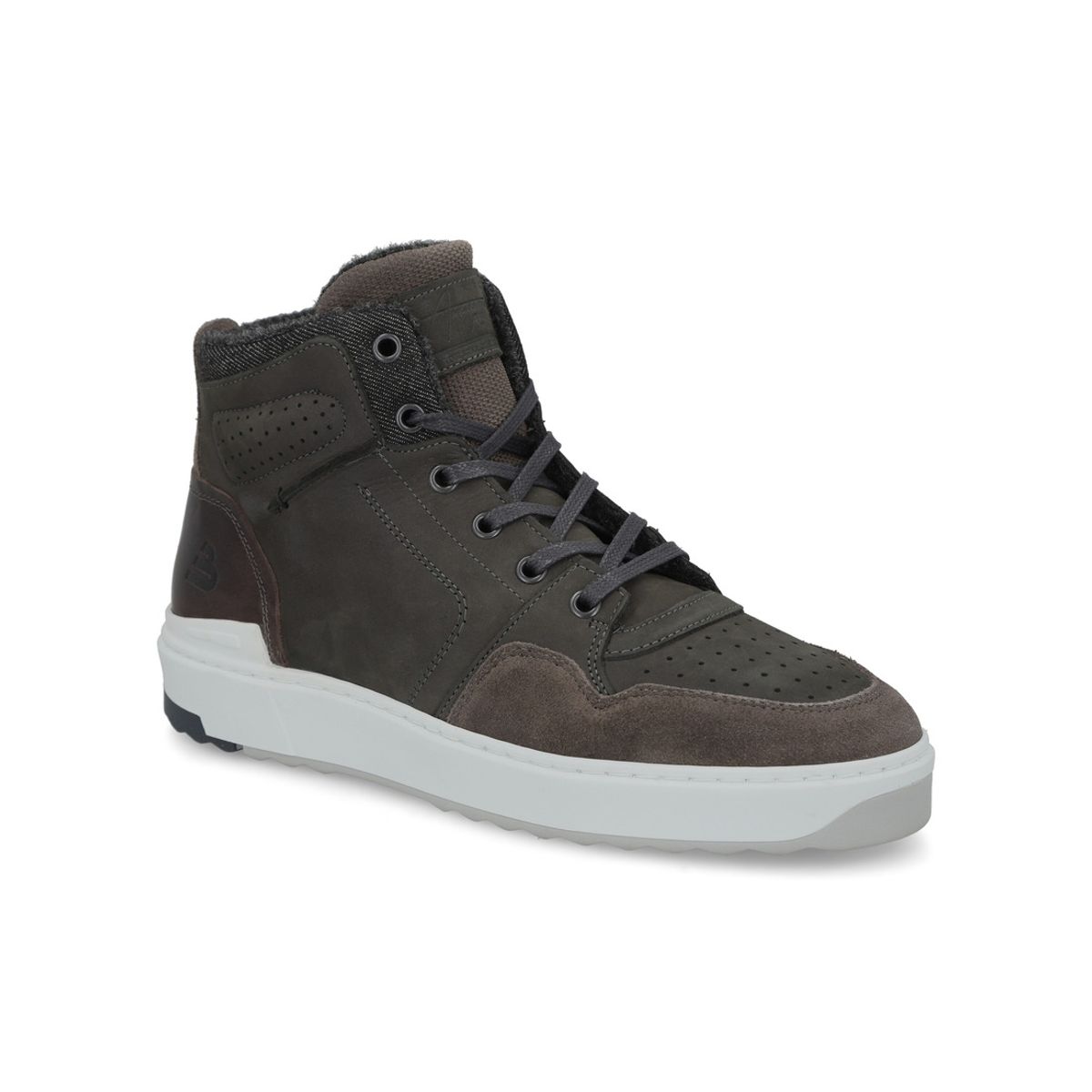 BULLBOXER - Zapatillas Cuero Wye-6-76 Gris BULLBOXER
