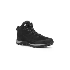 CARDINALE - Botines Cuero Y Textil Cliffrocken-6-02 Negro