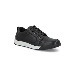 CARDINALE - Zapatillas Cuero Forn-0-08 Negro