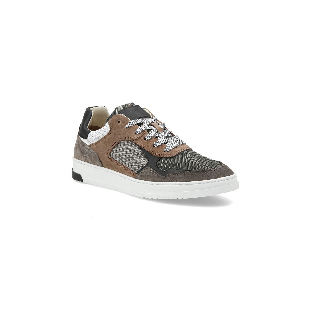 BULLBOXER - Zapatillas Cuero Y Textil Kai-0-11 Gris BULLBOXER