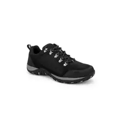 CARDINALE - Zapatillas Outdoor Cuero Y Textil Cliffrocken-0-01 Negro