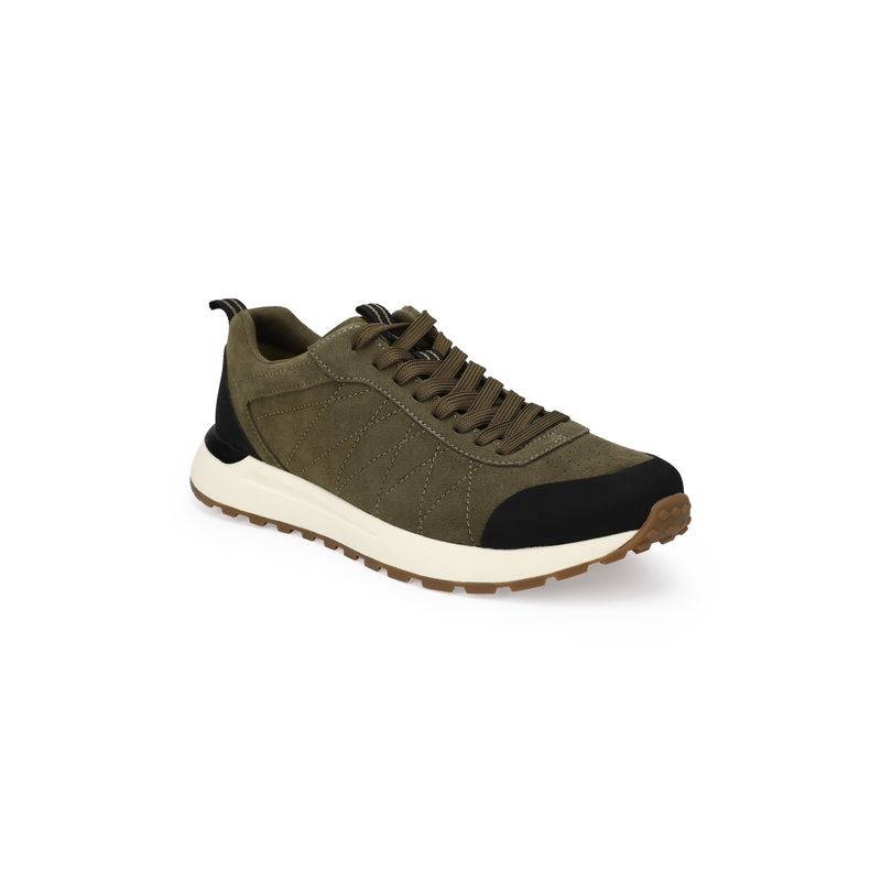 CARDINALE - Zapatillas Cuero Corvy-0-01 Verde CARDINALE