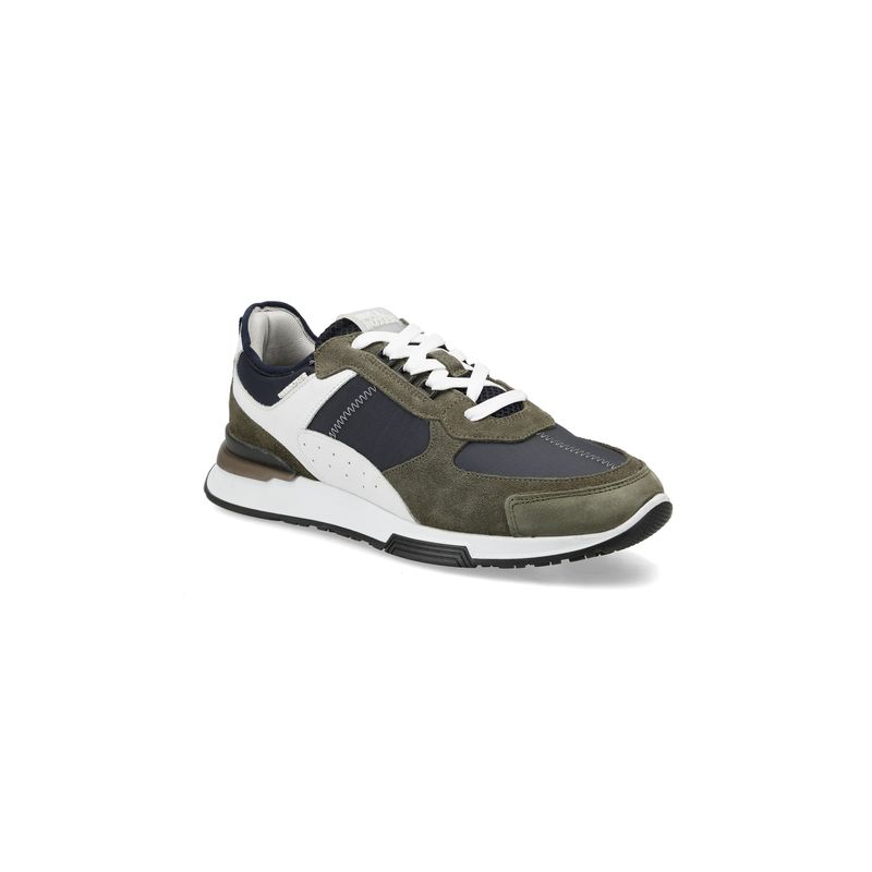 BULLBOXER - Zapatillas Cuero Y Textil Rockhampton-0-55 Verde BULLBOXER